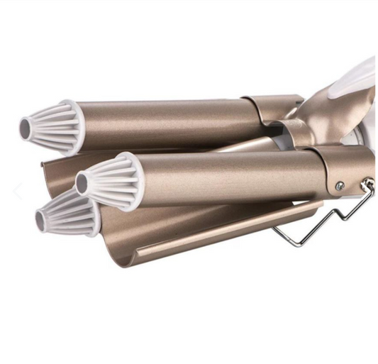 Pinza Rizadora Para Cabello 3 tubos