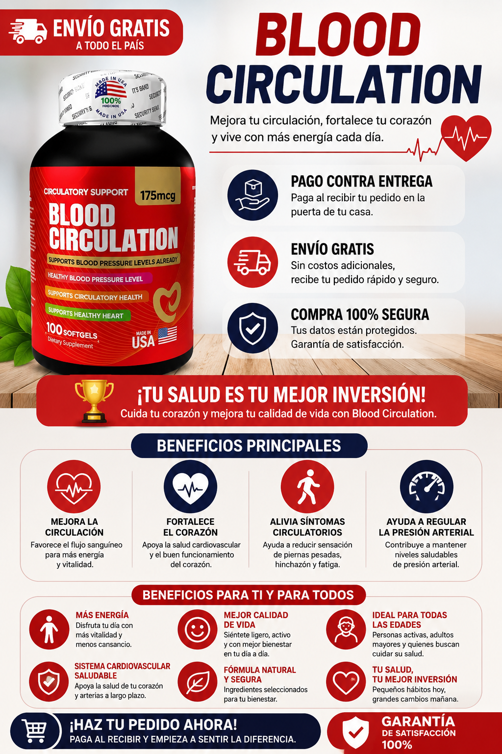 BLOOD CIRCULATION X 100 Softgels