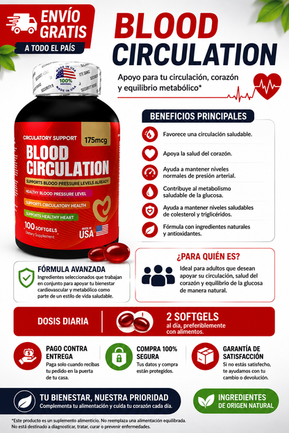 BLOOD CIRCULATION X 100 Softgels