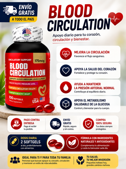 BLOOD CIRCULATION X 100 Softgels