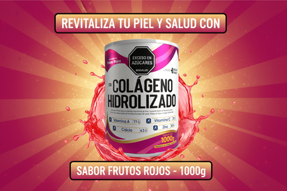 Colágeno banner promocional vibrante