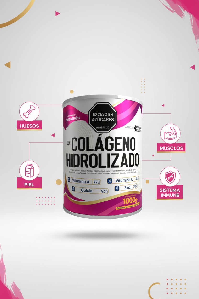 Colágeno infografía beneficios