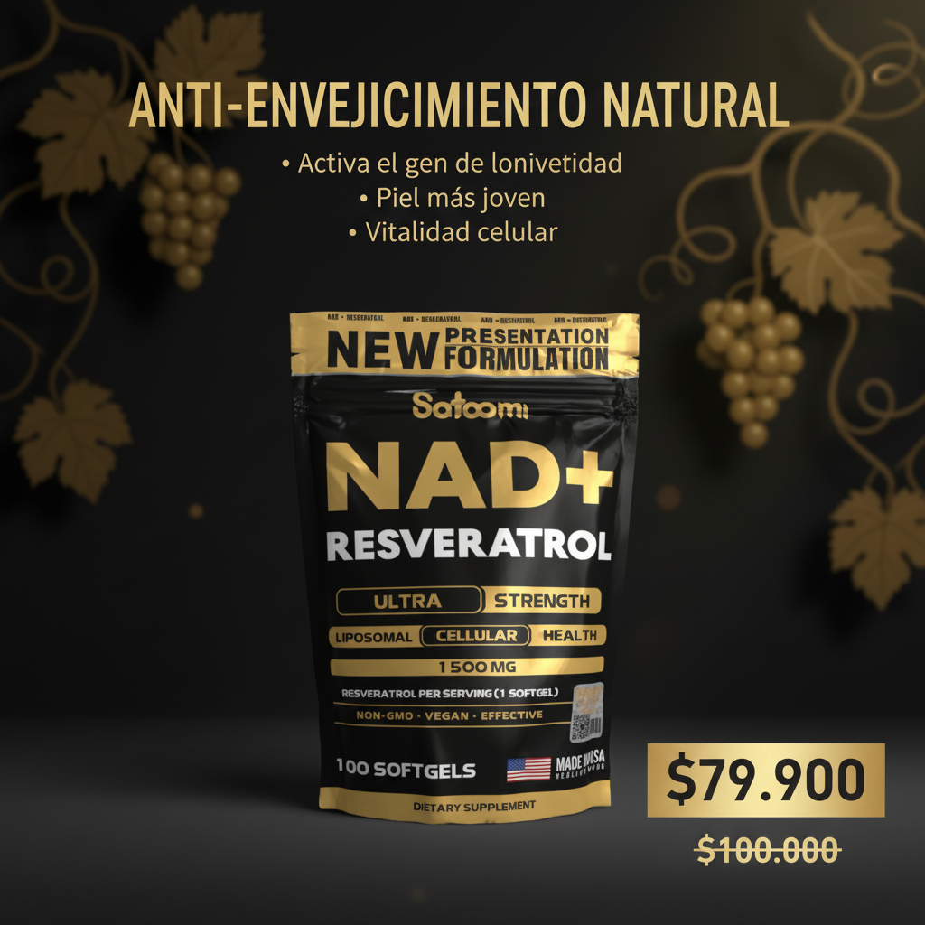 NAD+ Resveratrol - Anti-edad